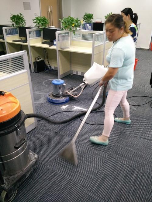 善林金融办公室-地毯清洗2_安徽诺思曼保洁服务